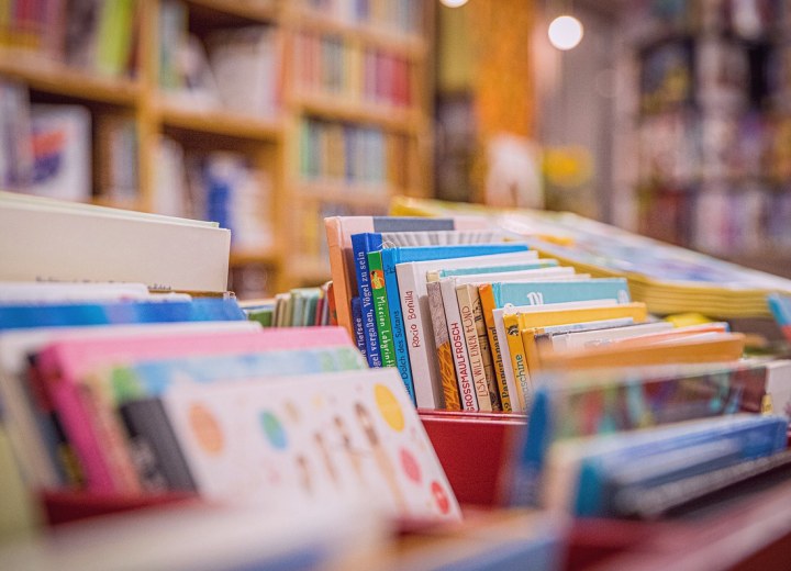 Browsing an independent bookstore